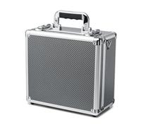 Pogianhae Multi color Card Storage Hard Case, Sports Card Collection Boxes,Trading Cards Cabinet, Card Holder, Toploader Box (Gray, Medium)