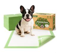 Pogi's Puppy Training Pads with Sticky Tabs, 60 x 60 cm, 50 Pads | Absorbent core turns liquid into gel. Leak-proof backing helps protect floors during toilet training.