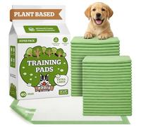 Pogi's Puppy Training Pads with Sticky Tabs, 60 x 90 cm, 40 Pads | Absorbent core turns liquid into gel. Leak-proof backing helps protect floors during toilet training.