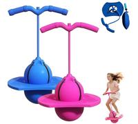 Pogo Sticks for Girls, Pogo Stick with Handle for Teens & Adults Up to 200lb, Balance Jumping Ball Safe Bouncing Pogo Jumper for Kids Age 10+, Indoor Outdoor Fun Toy with Non-Slip Foot Pads (B+C)