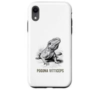 Pogona Vitticeps Bearded Dragon Scientific Illustration Case for iPhone XR