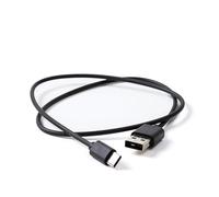 POGS USB-C charging cable | universal USB to USB-C cable | Charges The Turtle and The Gecko 2 headphones | excludes USB plug | 0.5 m (black)