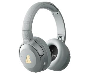 POGS Wireless Over-Ear Noise Cancelling Headphones | The Turtle | Foldable and Durable Headphones | Volume Limited 85 dB, Microphone | Wireless Music-Sharing Function (rGrey)