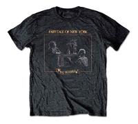 Rock Off officially licensed products The Pogues 'Fairytale Piano' (Heather Grey) T-Shirt (Medium)