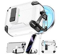 Pohgelan Compatible with AirPods Pro 2nd/1st Generation Case,Compatible with Magsafe,Magnetic Automatic Lock with Phone Stand & Cleaning Kit for iPod Pro Charging Case (White)
