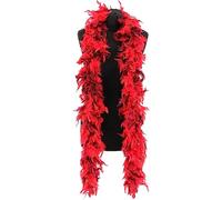 Pohotobooth Props Ltd Luxury Mixed Red & Wine Red Feather Boa - 80g - 180cm