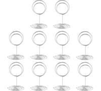 POHOVE 10Pcs Table Number Holders,Place Card Holders,Menu Holder,Photo Holders for Tables for Wedding Party Graduation Reception Restaurant Home Centerpiece Decorations.