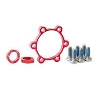 POHOVE Bicycle Professional Boost Hub Conversion Adapter for Disc Brake Front Rear Red,5mm