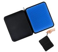 POHOVE Gel Portable Seat Cushion 15.75" X 10.24" Foldable Travel Cushion,Thickened Breathable Seat Cushion,Portable Airplane Seat Cushion for Camping, Stadium, Cinema, Garden Benches Seat Cushion