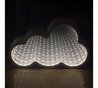 POHOVE Infinity Mirror 3D LED Night Light - Tunnel Lamp - Pineapple, Cloud, Heart, Flower Designs - Desktop & Wall Hanging Home Decor