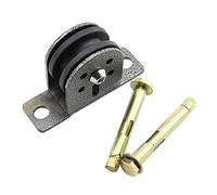 POHOVE Pulley Block Swivel Lifting Single Wheel Wall/Ceiling Mount Pulley Block, Loading 300kg, Cable Pulley Fixed Mute Bearing Lifting Pulley Hanging Wheel Fitness Wheel