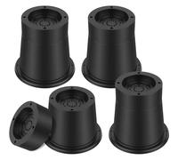 POHOVE Round Bed Risers,4 Pack Chair Furniture Raisers,3.3 Inch Table Leg Extenders for Sofa Table Desk Chair Rubber Sofa Riser