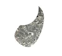 POHTYIT Acoustic guitar pickguard tiger skin pattern chamfer folk fingerstyle guitar Golpeador Guitarra Universal