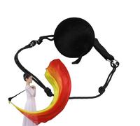 Poi Streamer Ball - Adjustable Chain Black Poi Throwing Balls | Dancing Training Supplies | Portable Stage Performance Tool for Music Festivals, Halloween Parties, Christmas