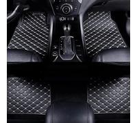 POIBNZ Car Floor Mats for Mercedes Benz C Class C180 C200 C220d C300 C300d C400 AMG C43 /C63/C63S RHD, Leather Car Front Rear Floor Liners, All Weather Foot Pads Set Durable Carpet Protection