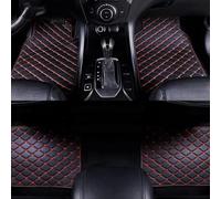 POIBNZ Car Floor Mats for Mercedes Benz C Class C180 C200 C220d C300 C300d C400 AMG C43 /C63/C63S RHD, Leather Car Front Rear Floor Liners, All Weather Foot Pads Set Durable Carpet Protection