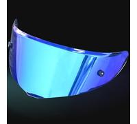 POIBNZ Helmet Visor for MOTORAX R50S, Tinted Motorbike Helmet Face Shield Replacement, UV Protection Helmet Windshield Visor Motorcycle Helmet Lenses,F Electroplated Blue