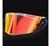POIBNZ Helmet Visor for MOTORAX R50S, Tinted Motorbike Helmet Face Shield Replacement, UV Protection Helmet Windshield Visor Motorcycle Helmet Lenses,A Aurora Red
