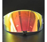 POIBNZ Helmet Visor for OGK Aeroblade 5, Tinted Motorbike Helmet Face Shield Replacement, UV Protection Helmet Windshield Visor Motorcycle Helmet Lenses,C Aurora red