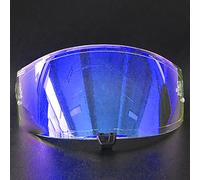 POIBNZ Helmet Visor for OGK Aeroblade 5, Tinted Motorbike Helmet Face Shield Replacement, UV Protection Helmet Windshield Visor Motorcycle Helmet Lenses,E Aurora blue