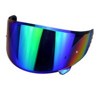 POIBNZ Helmet Visor for Shaft 610, Tinted Motorbike Helmet Face Shield Replacement, UV Protection Helmet Windshield Visor Motorcycle Helmet Lenses,A Gradient green