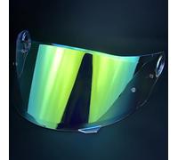 POIBNZ Helmet Visor for Shaft 821, Tinted Motorbike Helmet Face Shield Replacement, UV Protection Helmet Windshield Visor Motorcycle Helmet Lenses,C Aurora green