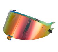 POIBNZ Helmet Visor for Shark SPARTAN GT/GT PRO/SPARTAN RS, Tinted Motorbike Helmet Face Shield Replacement, UV Protection Helmet Windshield Visor Motorcycle Helmet Lenses,C Red Gold