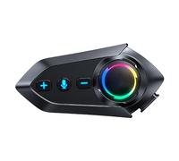 POIBNZ Motorcycle Helmet Bluetooth Headset for Schuberth C5 Carbon, Motorcycle Helmet Speakers Motorcycle Bluetooth Intercom, Waterproof Compatible All Helmets