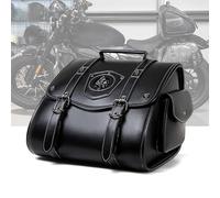POIBNZ Waterproof Leather Motorcycle Saddlebag for Ducati Scrambler Desert Sled 2017-2022, Side Bag & Tail Bag Large Capacity Motorbike Luggage, Durable Touring Storage Accessories