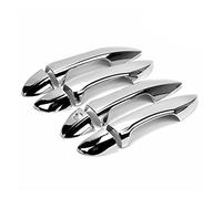 Poignées de Porte 8pcs ABS Chrome Carbon Fits for Toyota for Corolla 2014-2018 Car Exterior Door Handle Covers Catch Cap Stickers Poignée de Porte extérieure (Color : Carbon Style)(Silver)