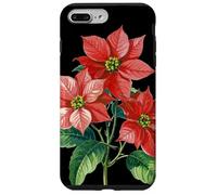 Poinsettia Flower Scientific Name Retro Illustration Flora Case for iPhone 7 Plus/8 Plus