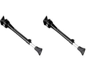 Point 24002000 Deluxe Adjustable Aluminium, Black, 20 "- 28", 24001400 (Pack of 2)