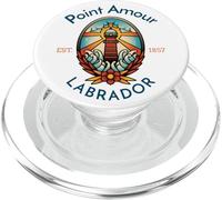 Point Amour Lighthouse Labrador PopSockets PopGrip for MagSafe