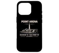 Point Arena Lighthouse California Coordinates Design Case for iPhone 16 Pro