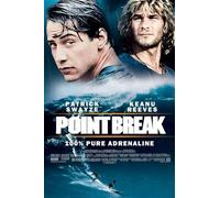 Point Break Movie Poster Classic Retro Old Film Wall Art Home Decor Print A4