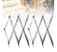 Point Center Finder for Precise Measurements, Woodworking Center Finder Marking Tool, Center Point Finder, Center Finding Tool, Equal Space Divider, Equal Spacing Layout Too (2 Pack)