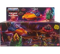 Masters of the Universe Origins Playset with Toy Plane & Accessories, Talon Fighter & Point Dread Outpost, 5.5-in Scale