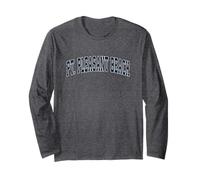 Point Pleasant Beach New Jersey NJ Vintage Sports Design Nav Long Sleeve T-Shirt