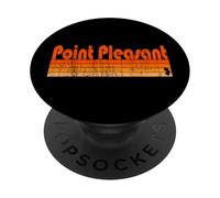 Point Pleasant, New Jersey Retro 80s Style PopSockets Adhesive PopGrip
