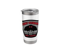 Point Pleasant WV Cryptids Cryptozoology Vintage Mothman Stainless Steel Insulated Tumbler