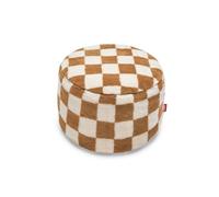 Point Pouf Teddy Chess/Almond Cream