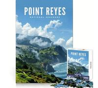 Point Reyes Natl Seashore Adults 1000 Piece Jigsaw Puzzle Focus Ability Gentle Engagement Interlock Well Art Xmas Gift size 38x52cm