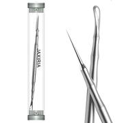 Pointed Blackhead Removal, 2-in-1 Acne Extractor Tool - Stainless Steel Whitehead Remover for Face/Nose