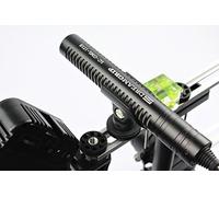 Pointed Gun Interview Microphone With Snap-On Cold Shoe Mount For Any Smartphone With Spring Audio Jack Connector