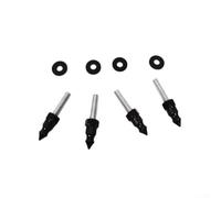 Pointed Mounting Screws for Road Glide & Twin Light Glide 98+ - Aggressive Style Bolts - 4 Piece Kit with Washers(Black)