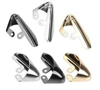 Pointed Shoe Toe Protectors, Durable & 6pcs Set with 2 Gold + 2 Silver + 2 Black, Ideal for High Heels & Pointed Shoes Repair & Protection, Pointed Shoe Toe Protectors, Durable & Assorted Colors