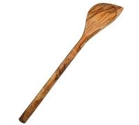 Pointed wooden spoon made of olive wood, approximately 30 cm