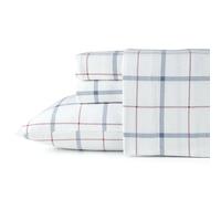 Pointehaven 180 GSM Brushed Cotton Flannel Sheet Sets (Misty Breeze, Twin)