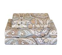 pointehaven 200 Thread Count Percale Sheet Set, King, Cedar