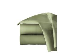 pointehaven 620 Thread Count Long Staple Cotton Deep Pocket Oversized Sheet Set, Queen, Moss